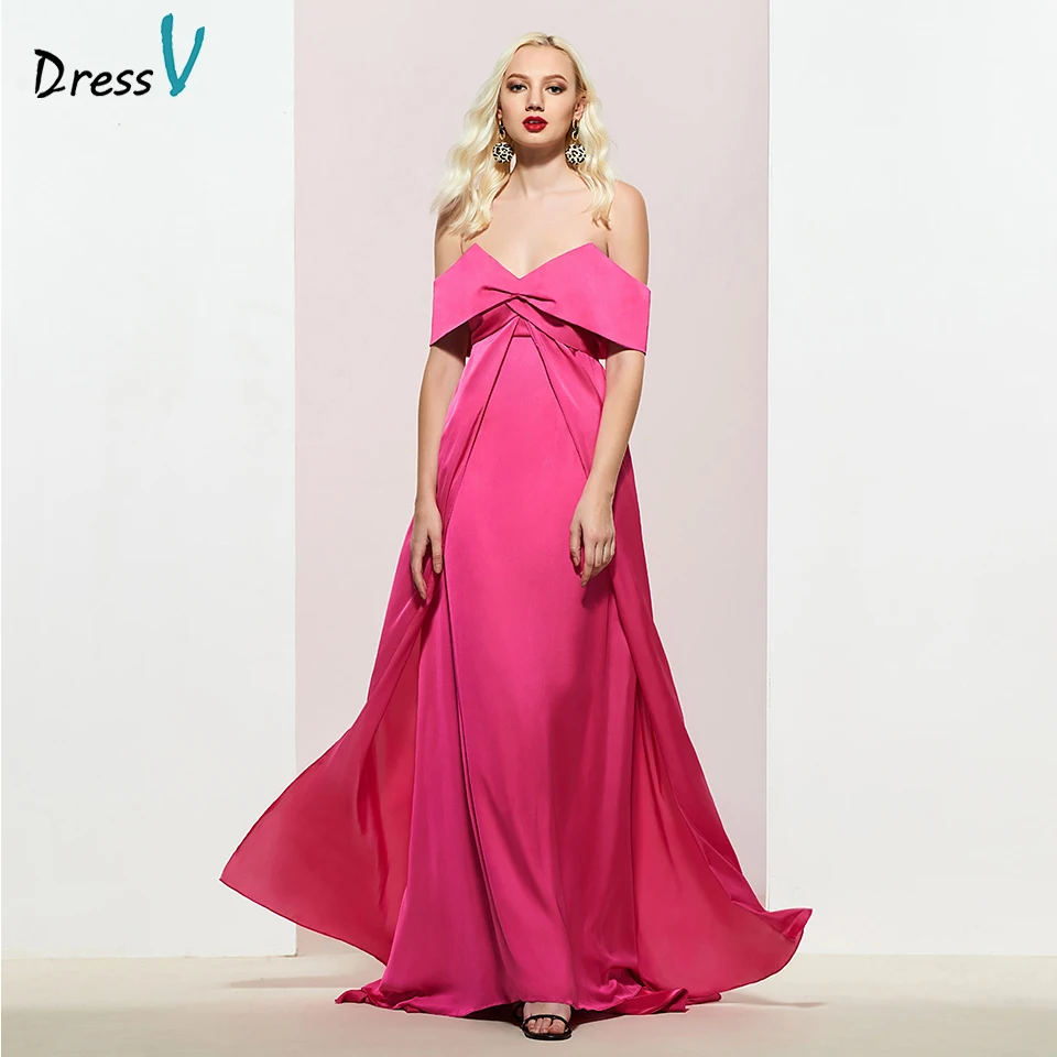 Платье без рукавов Dressv a line с открытыми плечами платье для выпускного бала длина