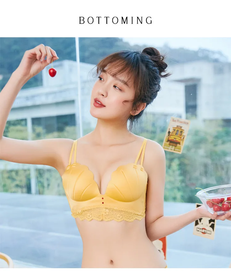 Женское нижнее белье с глубоким v образным вырезом винтажный однотонный комплект