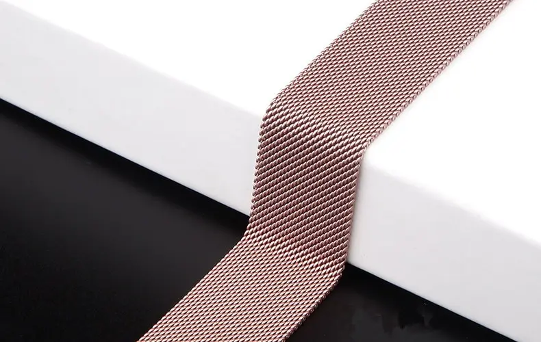 Миланская петля для Apple Watch ремешок 44 мм 40 мм 4 5 ремешок iwatch 42 мм 38 мм браслет из нержавеющей стали Apple watch 5 4 3 2 аксессуары