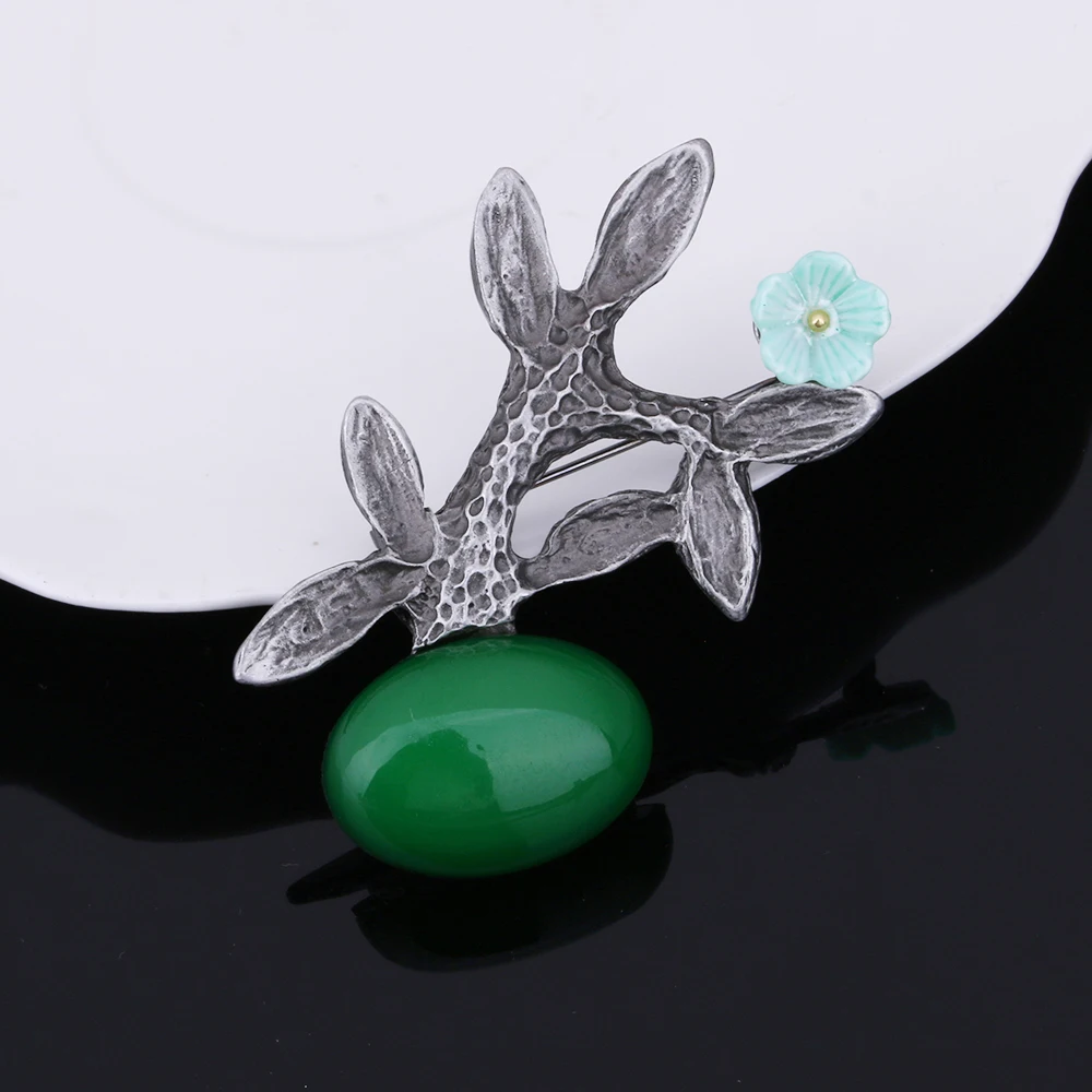 Винтажная брошь в виде ракушки Корейском стиле Корсажная листка из сплава