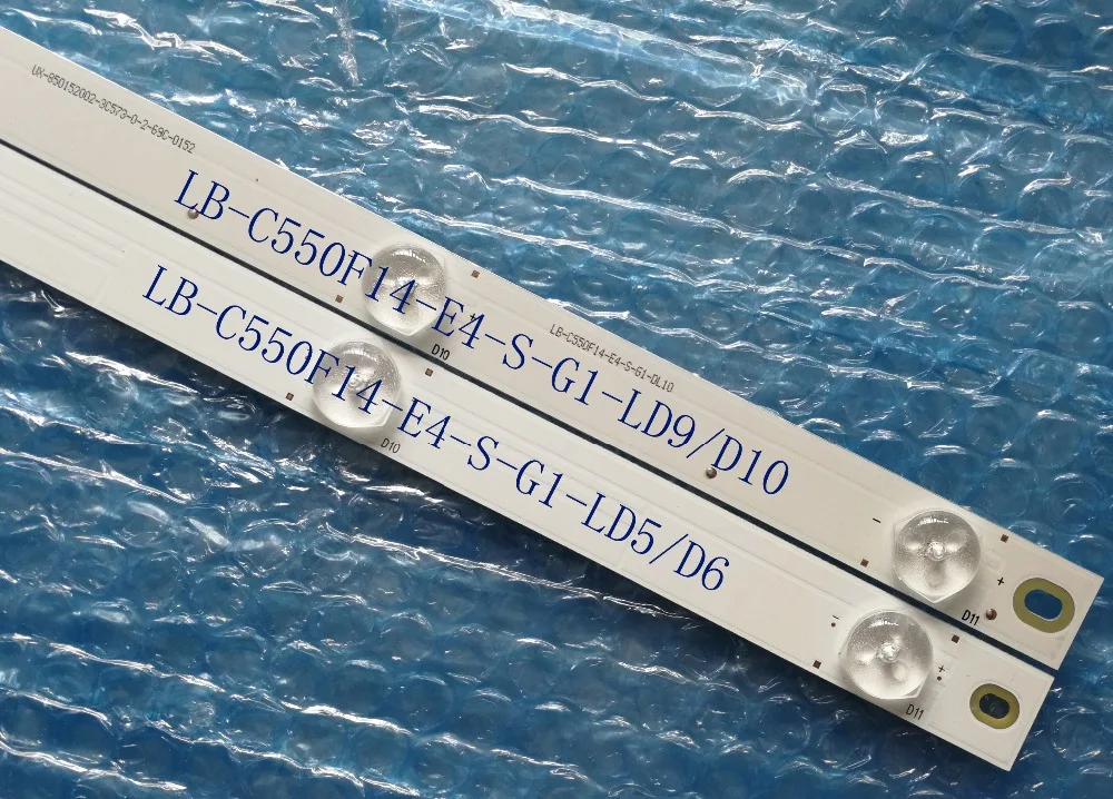 12 шт./компл. новые светодиодные ленты Совместимость LB-C550F14-E4-S-G1-L02/L03 LB-C550F14-E4-S-G1-DL5/DL6 LD1 LD2 DL9 DL10 55D3000 D2000