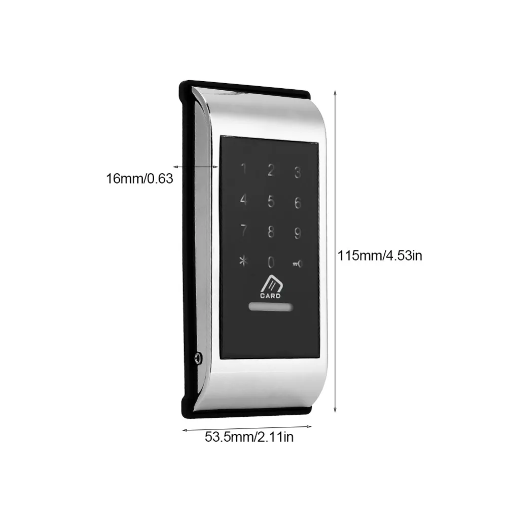 Walспереди 1 Набор Tech Locker сенсорная клавиатура пароль ключ замок доступа цифровой электронный шкаф безопасности кодовый шкафчик замок шкафа