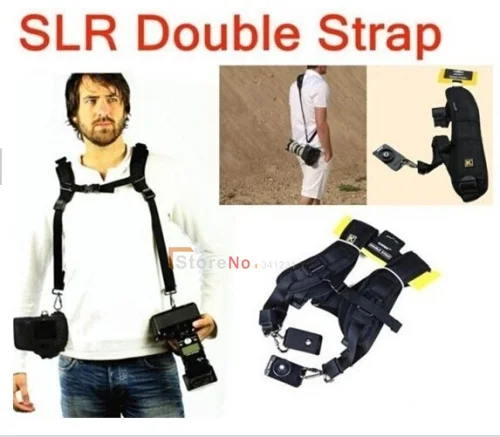 Быстрый ремень Caden с двойным плечевым ремнем шейный ремешок для камер 350d 450d 650d d90