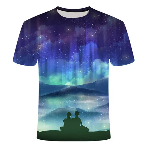 TX055 3d футболка черная футболка Повседневный Топ Camiseta Streatwear с коротким рукавом Ткань Синий Красный пламенный модная летняя футболка мужская футболка - Цвет: TX055