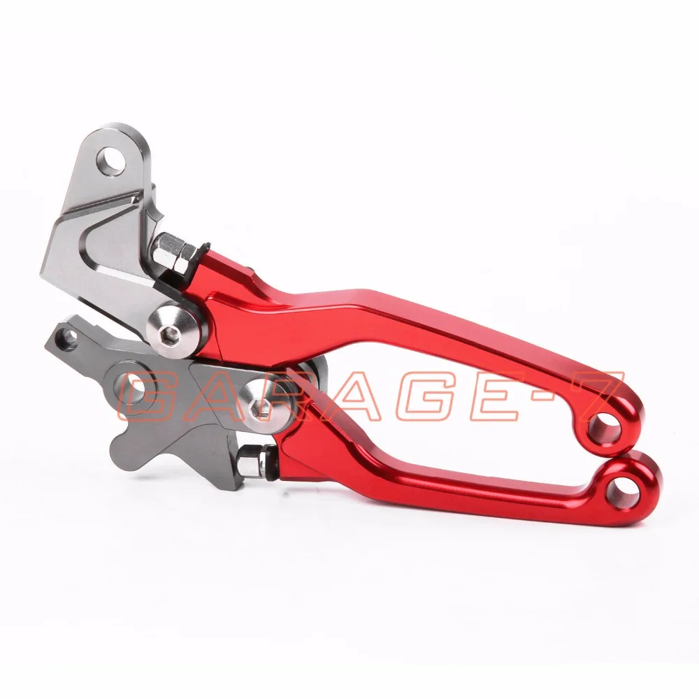 Для Honda CR125R 250R CRF250R CRF250X CRF450X 2004 2019 Комплект тормозных рычагов сцепления с ЧПУ для