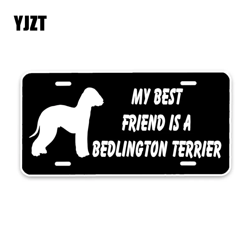 YJZT 15*7 3 см мой лучший друг-это Bedlington Terrier Dog креативная модная Автомобильная