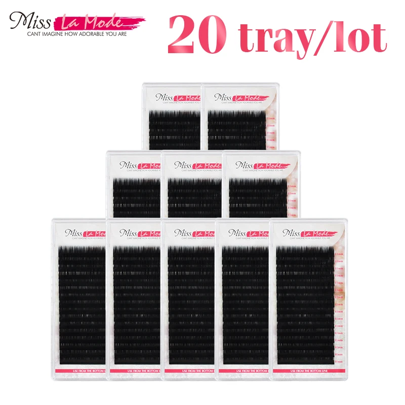 

All Sizes JBCD 20pc/lot Eyelash Extension Free Shipping Mink Eyelash Extension Artificial Fake False Eyelashes