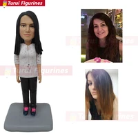 wife mini statue sculpting designing service by turui figurines handmade personalized dolls figurine customized from photo