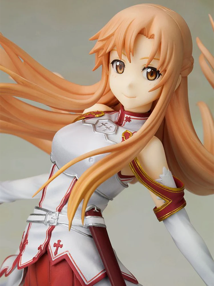 Новые японские аниме меч искусство онлайн Asuna ПВХ экшн Фигурки игрушки 22 см