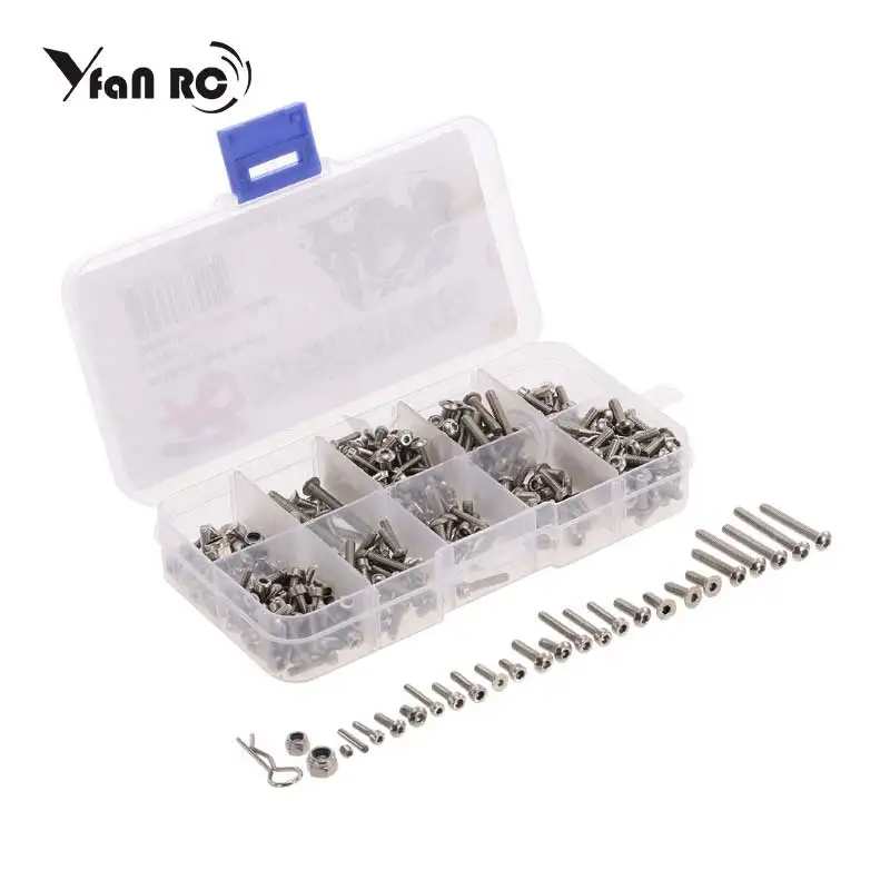 

FORD Bronco RC Car Screw Stainless Steel Screws Box Repair Tool Kit for TRX4 Accessories F45