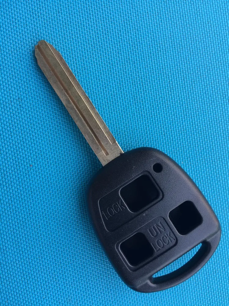 Фото 1 шт. Новые 3 кнопки дистанционного ключа FOB чехол для Toyota CAMRY RAV4 Corolla PRADO YARIS Toy43