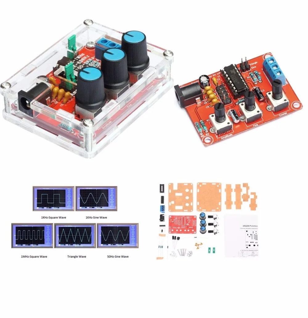 Генератор сигналов XR2206 функция сделай сам