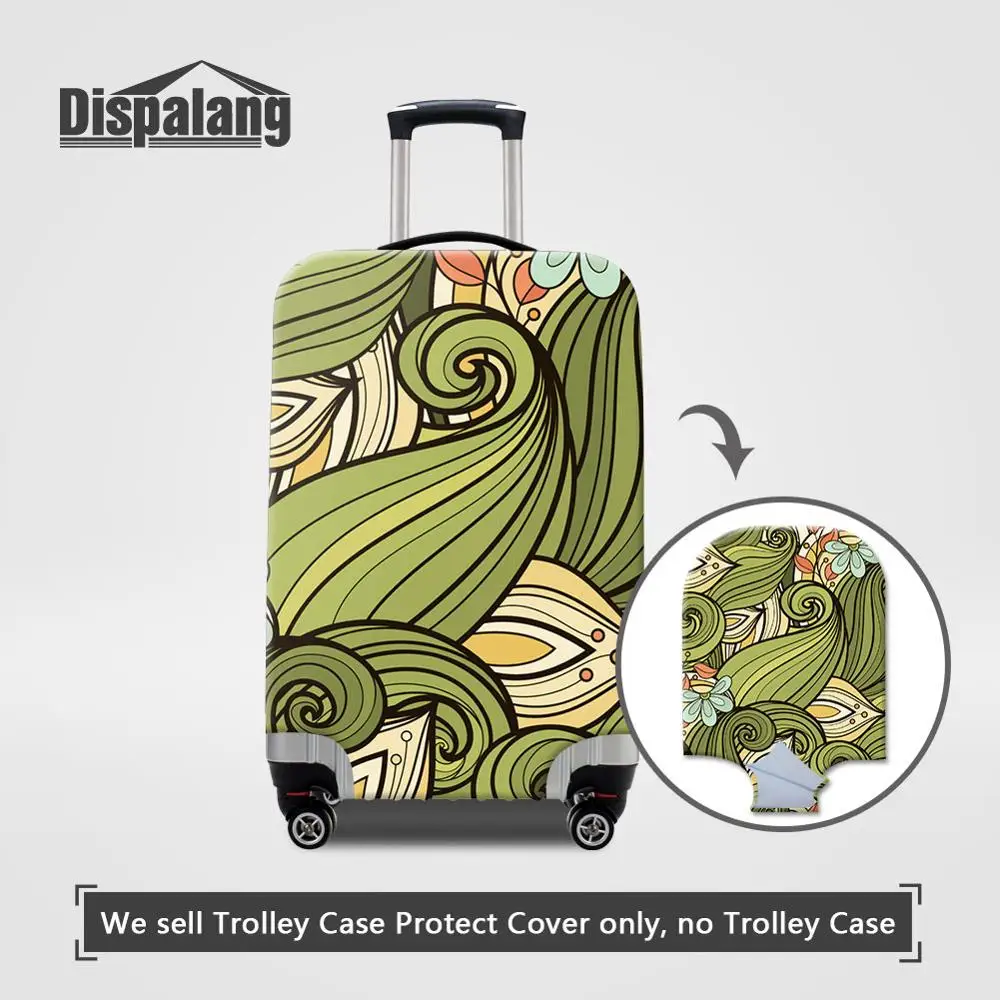 Luggage Cover21 Dispalang чехол с цветочным принтом Защитные чехлы для путешествий аксессуары пылезащитный чехол для багажа для 18-32 дюймов Чехол для костюма чехол - Цвет: Luggage Cover21