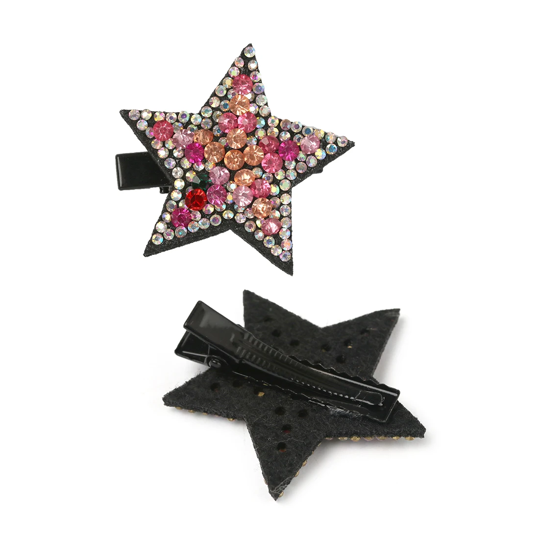 XIMA 7pcs/set Cute Girls Princess Shiny Star Hair Clip Crystal Diamond Elastic Hairband Ties for Gilrs Accessories |