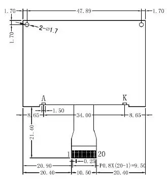 20P SPI COG FSTN LCM 12864 ЖК-экран ST7567 контроллер 3,3 V Белая подсветка параллельный интерфейс