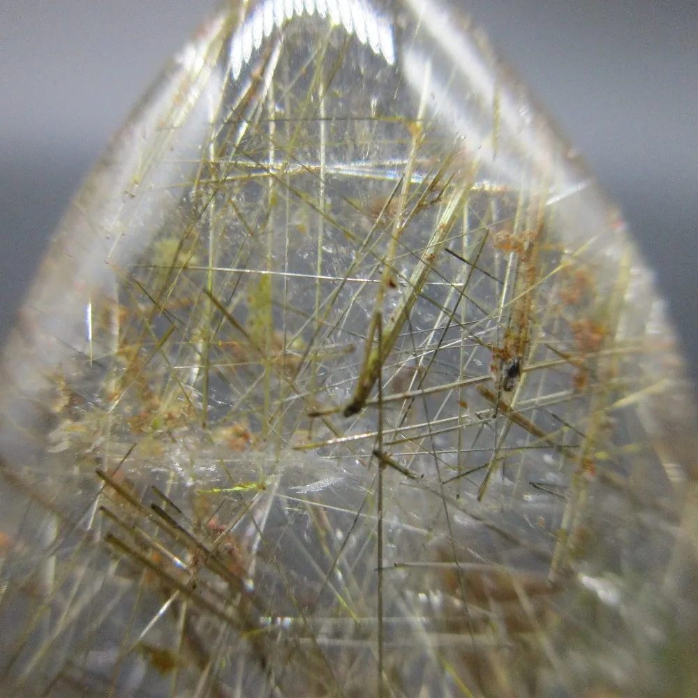 Только один! 17 г Редкий Натуральный кварц Rutilated Crystal Rutile минеральный образец чакра