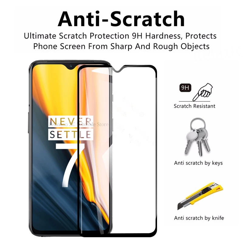 Полное покрытие закаленное стекло для Oneplus 6 T т 5 т T 3T защита экрана Переднее стекло One plus 5 3 Т 6 t 1+ Т 6 T one+ Защитная пленка для телефона 3D