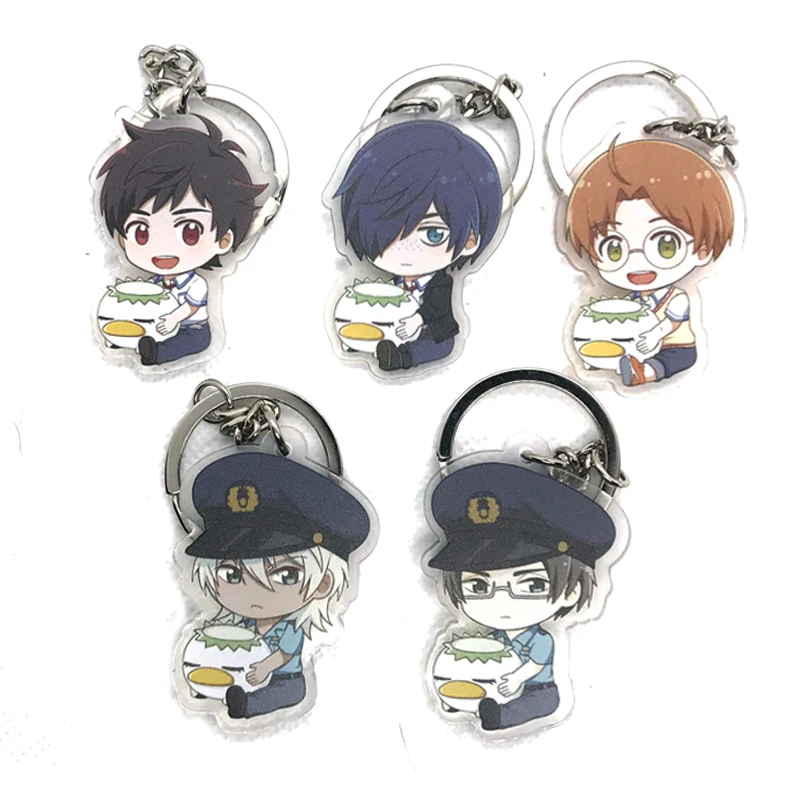 Аниме SARAZANMAI Yasaka Kazuki Kuji Toi Jinai Enta Косплей акриловый брелок Шарм для телефона