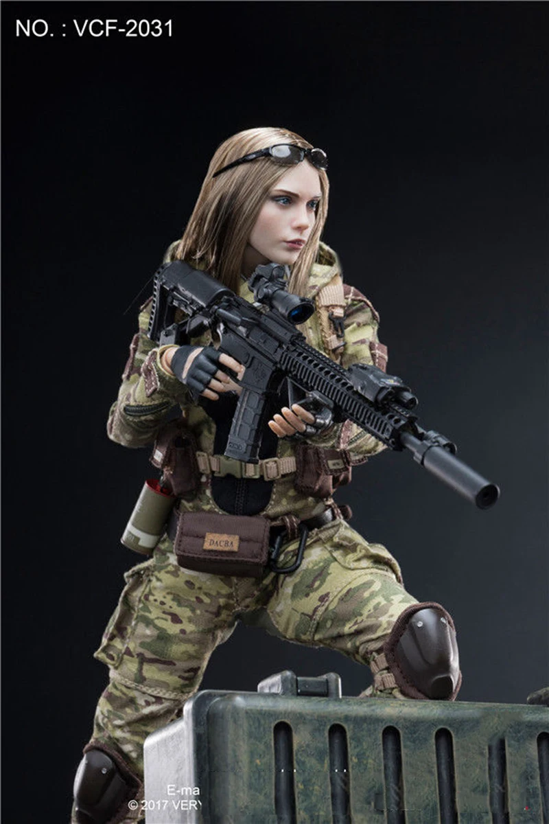 Коллекция 1/6, VCF-2031, MC, камуфляж, для женщин, солдат-вилла, Женская фигурка, коллекция