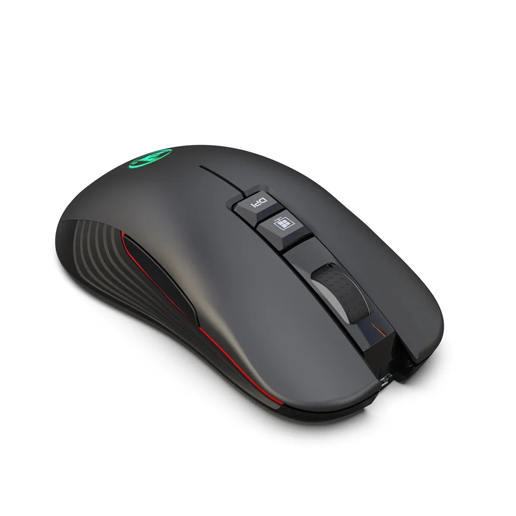 Эргономичная Беспроводная игровая Бесшумная мышь VOBERRY 2,4 ГГц HXSJ T30 3600 dpi перезаряжаемая Бесшумная мышь