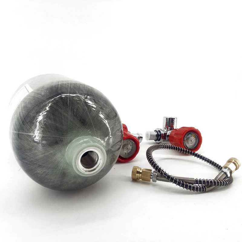

AC5020 Acecare Mini 2L Target Paintball Air gun Tank Scuba HP 4500OSI Composite Carbon Fiber Tank