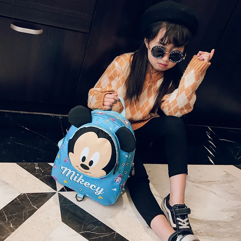 Disney Микки Маус Детский сад рюкзаки милая детская игрушка из мультика школьная сумка мини плюшевый рюкзак дети на открытом воздухе путешествия студенческие сумки