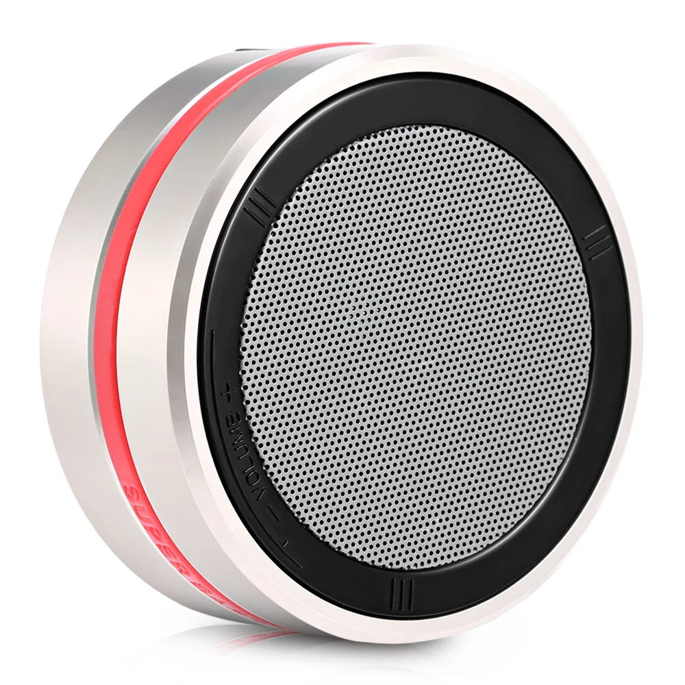 Беспроводной металлический Bluetooth Динамик стерео супер бас пассивный сабвуфер