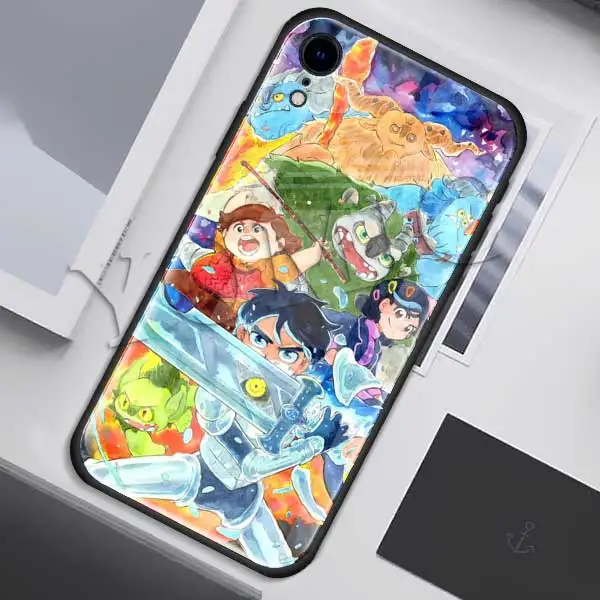 004 Trollhunter Tales of Arcadia чехол из закаленного стекла для Apple iPhone XR 7 8 6 6 S Plus X XS MAX чехол для сотового телефона - Color: 004