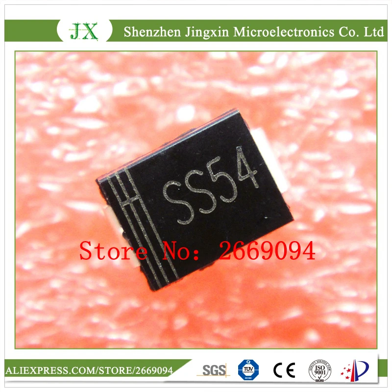 

100 шт. SMD SS54 SK54 1N5824 SMC 5A 40 в диод