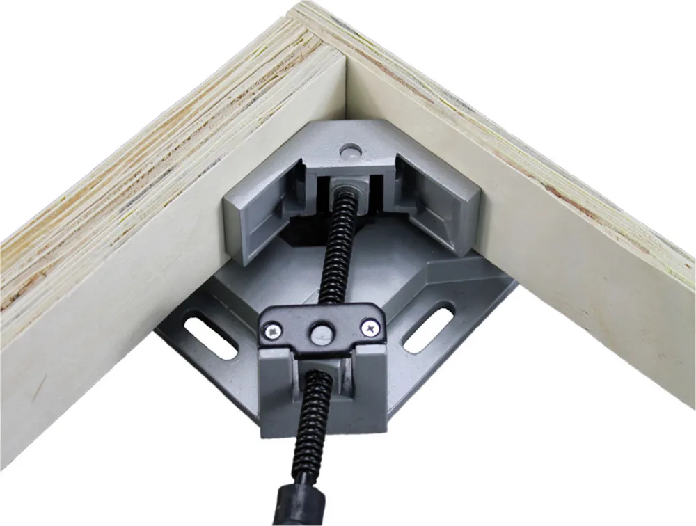 Алюминиевый угловой зажим для деревообработки рама аквариума с одной ручкой 90