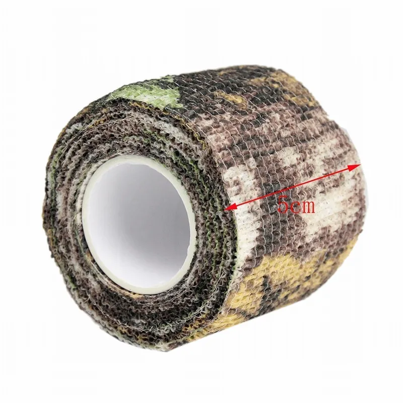 Multi functional Camo Tape Non woven Self adhesive Camouflage Wrap Hunting Cycling Waterproof Slip Stealth Tape|camo tape|stealth tapecamo hunting