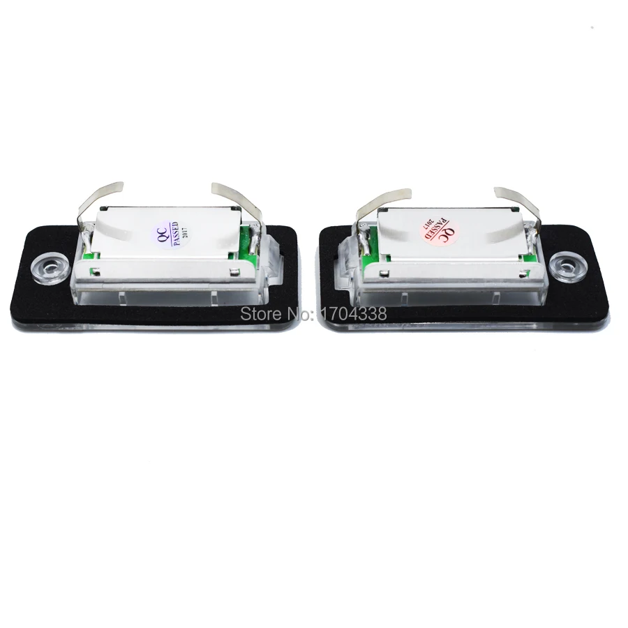 HOPSTYLING 2 шт. супер яркий 3SMD 5050 светодиодный номерного знака светильник Canbus Авто аксессуары Стайлинг для Audi A3 A4 A6 A8 Q7 RS4 RS6