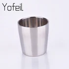 Двухслойная Термокружка для воды из нержавеющей стали 175 мл, 304, для кемпинга, пешего туризма, путешествий, рыбалки, отдыха на открытом воздухе