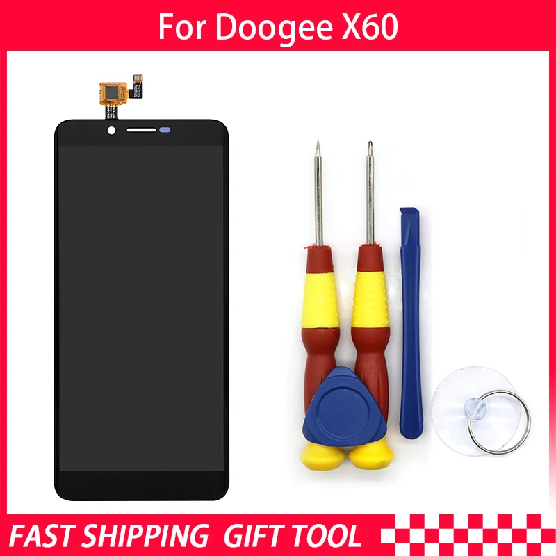 Новый оригинальный ЖК-дисплей с сенсорным экраном ЖК-экран для Doogee X60 запасные