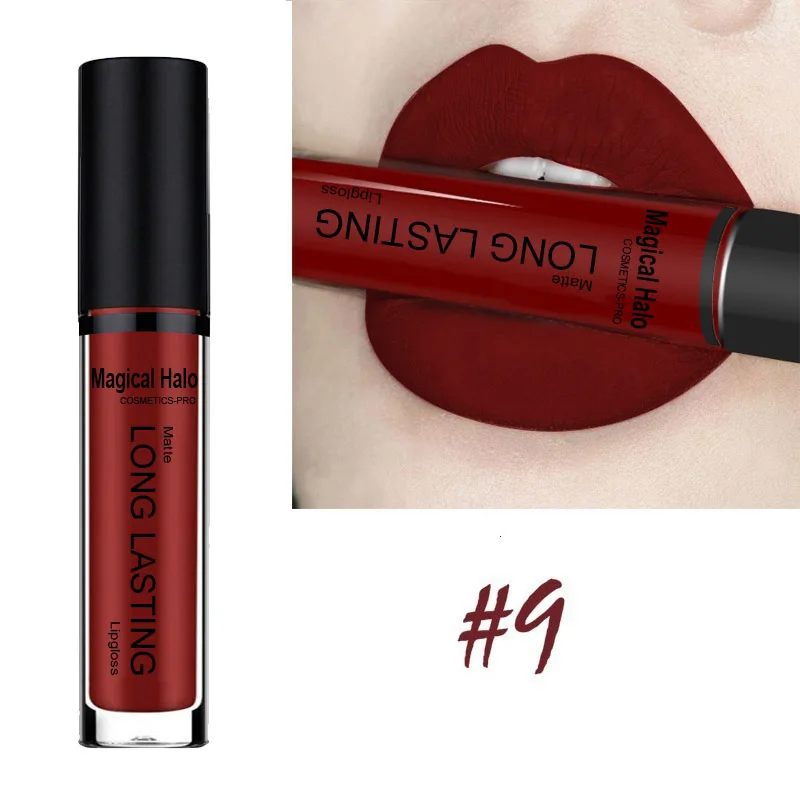 Сексуальная долговечная водостойкая ультраматовая жидкая губная помада с