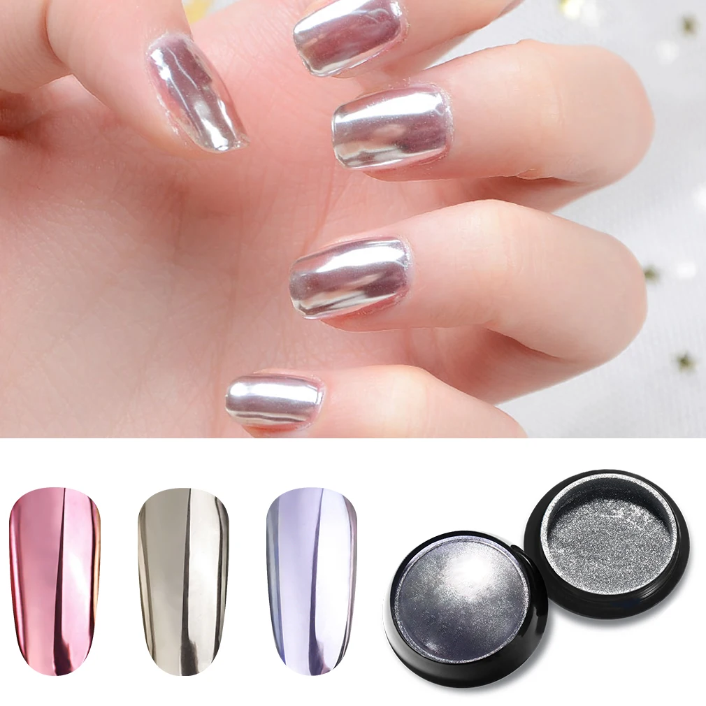 1g гвоздь пудра с эффектом блеска DIY Набор для маникюра ногтей гель лак магия