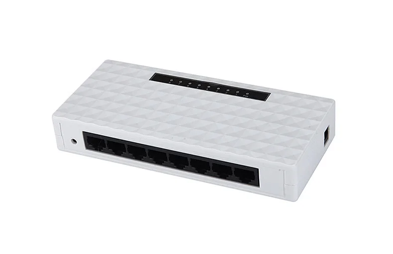 RJ45 8 Порты Portas Gigabit мини сетевой коммутатор 1000 Мбит/с ethernet умный коммутатор высокая производительность при Система электроснабжения ЕС адаптер - Цвет: Белый