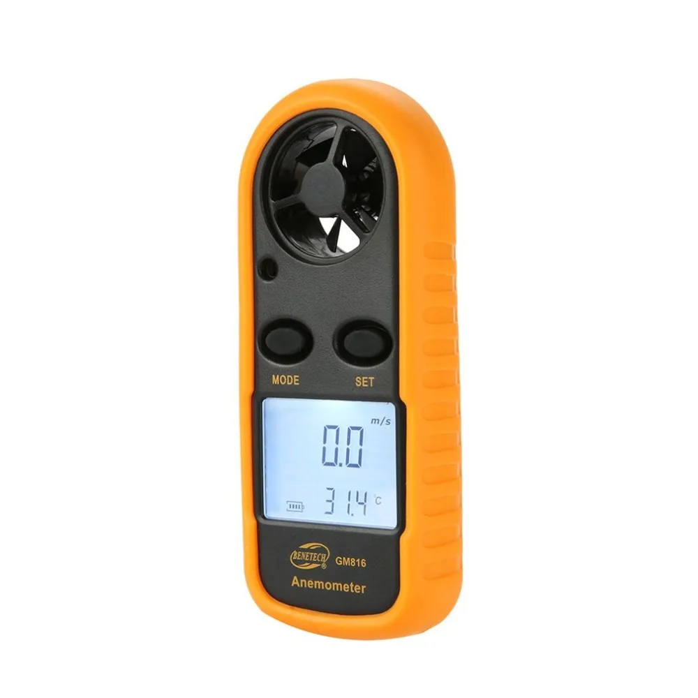 BENETECH GM816 цифровой анемометр термометр Скорость Air скорости потока воздуха