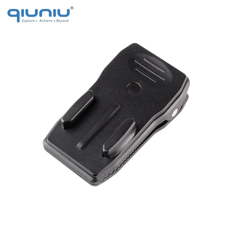 QIUNIU вращающийся на 360 градусов зажим для рюкзака шляпы GoPro Hero 3 + 4 5 6 SJ4000/5000 Xiaomi Yi