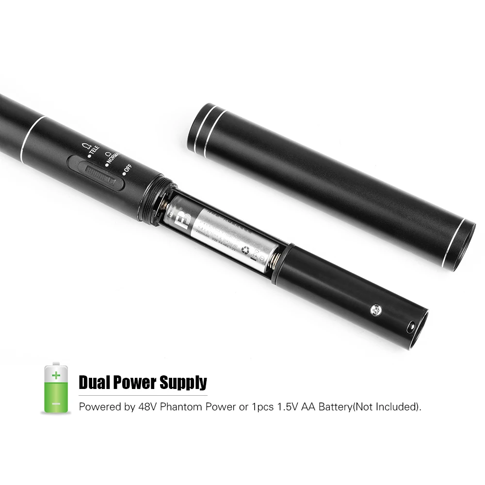 Микрофон Andoer для видеокамеры микрофон с кардиоидным рисунком записи интервью