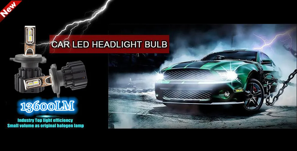 1 комплект D1S D2S D3S D4S 100 W 13600LM P9 светодиодный фар высокого яркий H4 H7 H11 9005/6 HB3/4 9012 HIR2 белый 6 K автомобиля спереди лампы накаливания