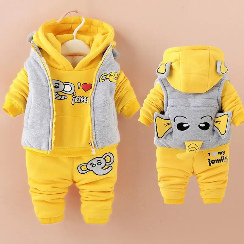 Новинка 2019 зимняя модная теплая куртка с капюшоном и Рисунком Слона из