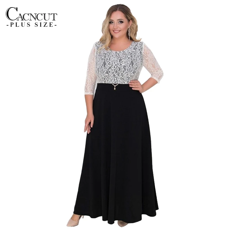 Фото CACNCUT 5XL 6XL Plus Size Long Maxi Dress Women Big Elegant Party Spring Large Sizes Sexy Red Casual Lace 2019 Женская одежда CACNCUT 5XL 6XL Plus Size Long Maxi Dress Women Big Elegant Party Spring Large Sizes Sexy Red Casual Lace 2019 Женская одежда