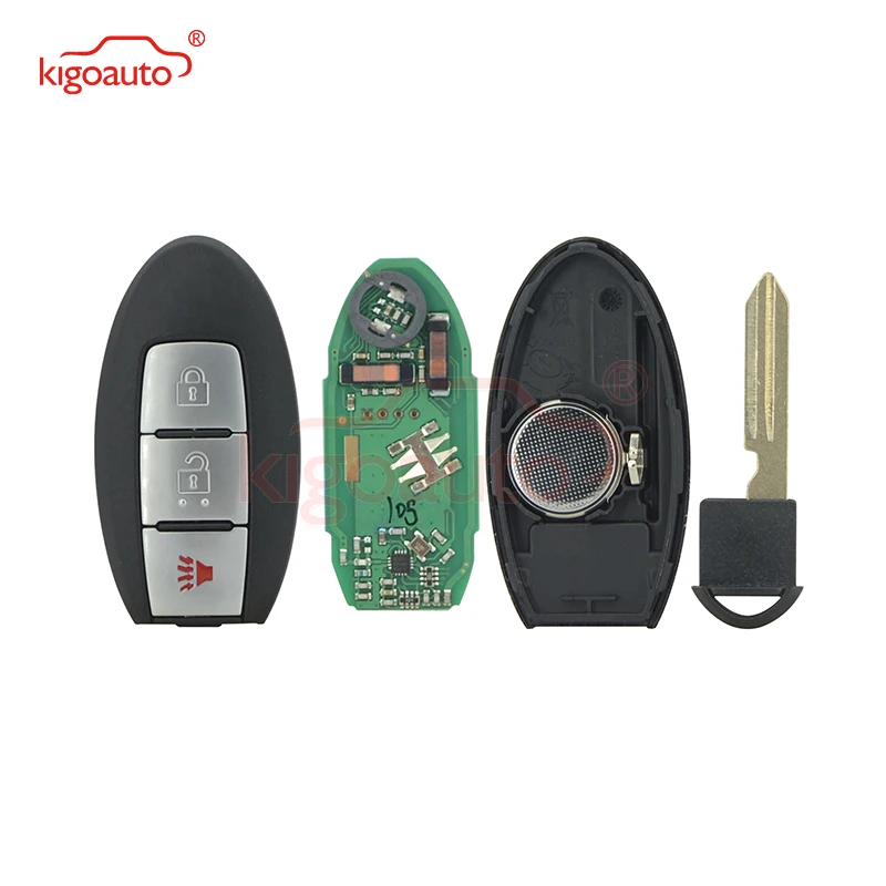 KIGOAUTO S180144105 умный Автомобильный ключ 3 кнопки 433 МГц 4A чип для Nissan Rogue 2016 2017 2018 FCC