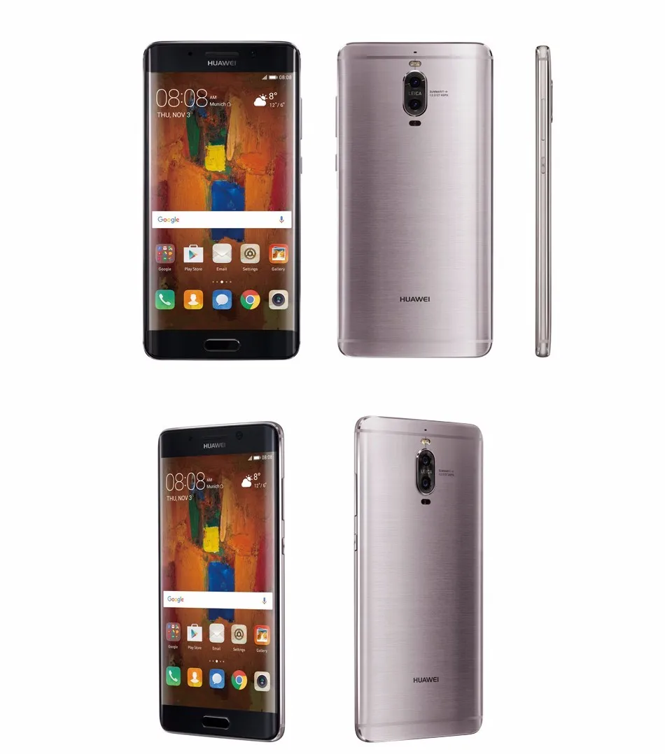 Мобильный телефон HuaWei mate 9 Pro, 4G LTE, Kirin 960, Android 7,0, 5,5 дюймов, 2 K, 2560X1440, 6 ГБ ram, 128 ГБ rom, МП, отпечаток пальца, NFC