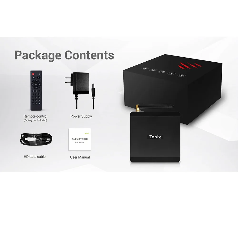 Tanix TX5 MAX LPDDR3 4 Гб Оперативная память 32 GB Встроенная Android 8 1 ТВ коробка 2 г/5G Wi Fi 1000 M LAN