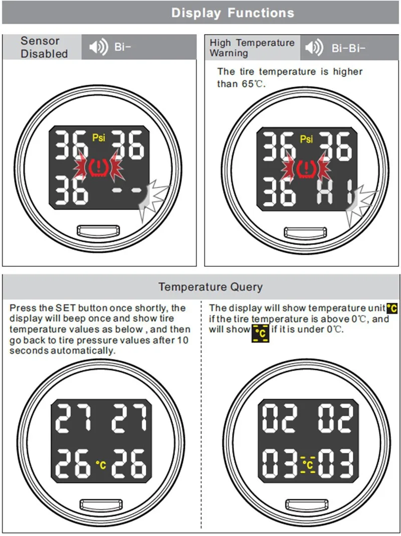 Новейшая tyresafe TP200 lcd Беспроводная система контроля давления в шинах TPMS с зарядным устройством для сигарет внешний датчик