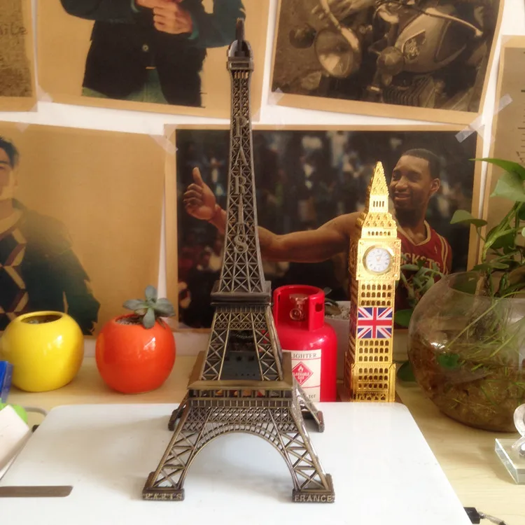 Украшение 38 см модель Эйфелевой башни реквизит для побега игры побега|props|props