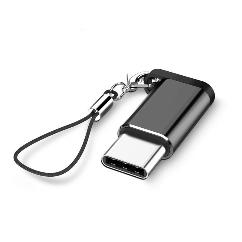 Адаптер типа C Micro USB в USB-C конвертер с брелком для Samsung HTC MacBook JLRL88 | Мобильные