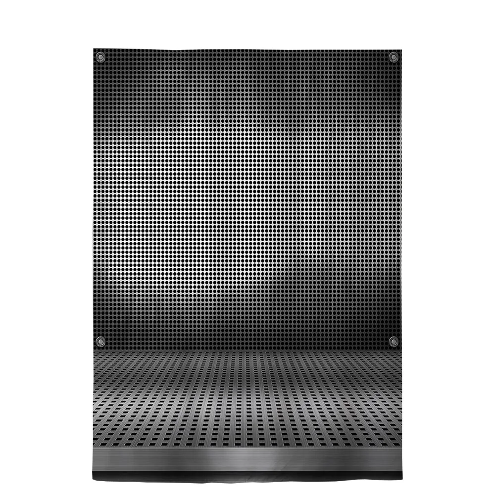 Allenjoy абстрактный металлический фон пустой стол сетка современный черный блеск